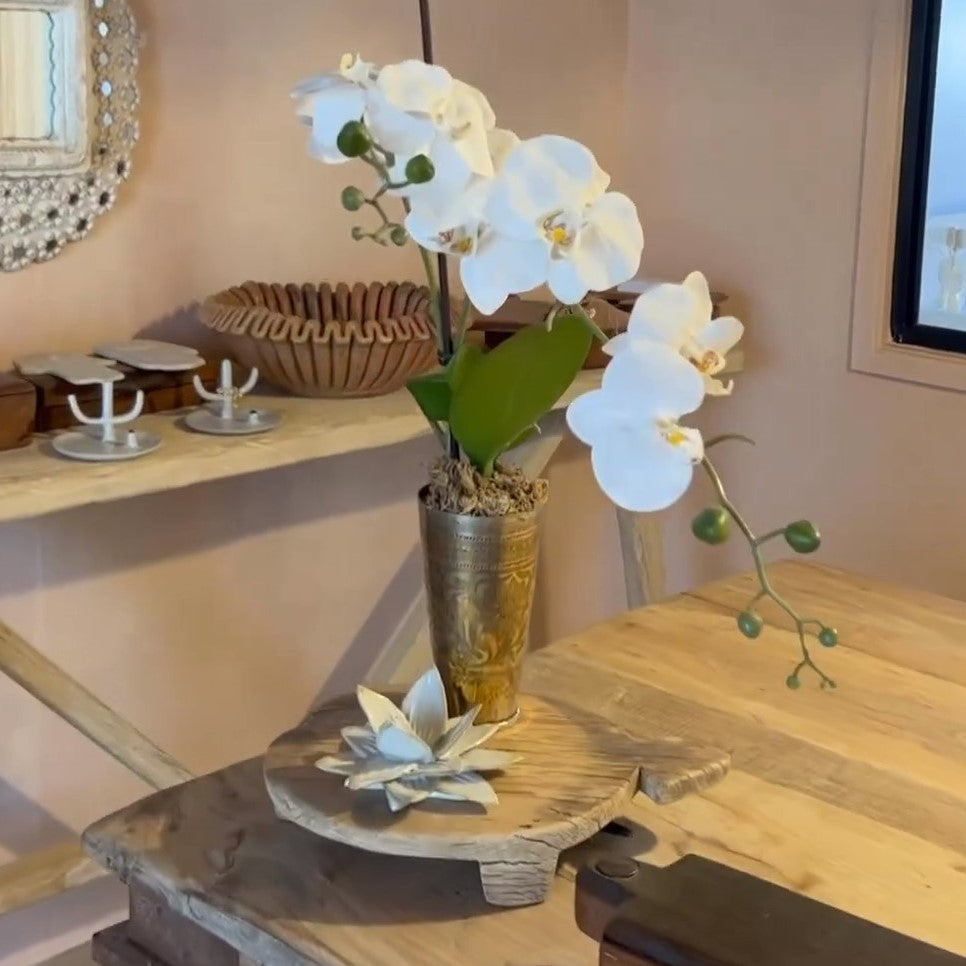 Merana : Ceramic Lotus Incence Holder