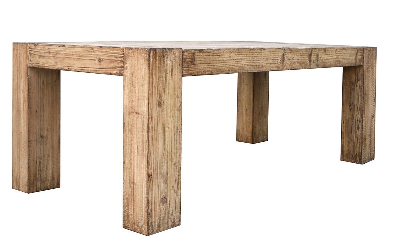 Italo : Chunky Leg Dining Table 2.4m