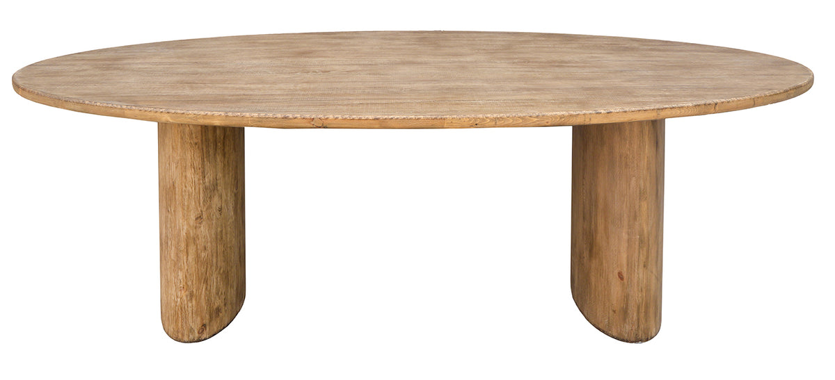 Bonito : Recycled Pine Oval Dining Table