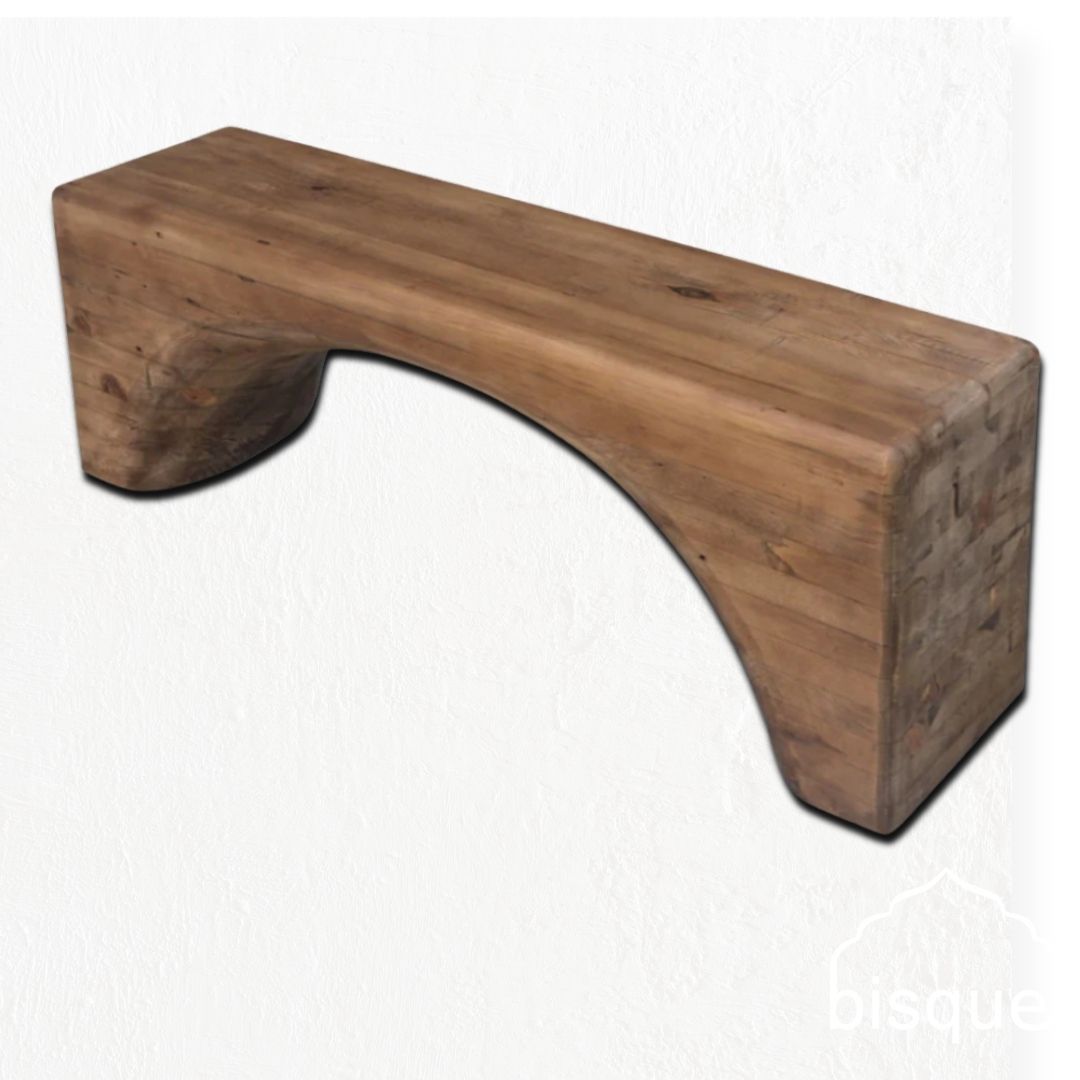 &#39;Adua&#39; Recycled Pine Rustic Bench