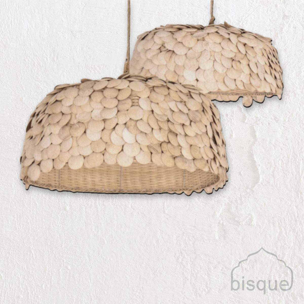 Sera : Coconut Dome Disc Light, Small.