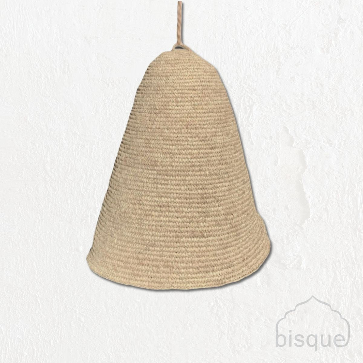 Dian : Tall Sisal Dome Pendant