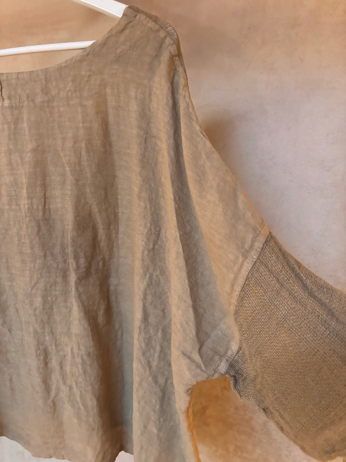 Italian Linen : Anastasia: Top, One Size