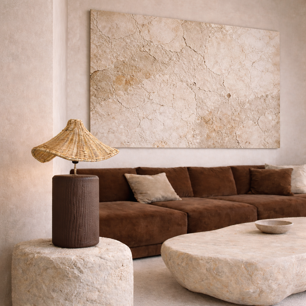 Table Lamp: Argilla terracotta table lamp