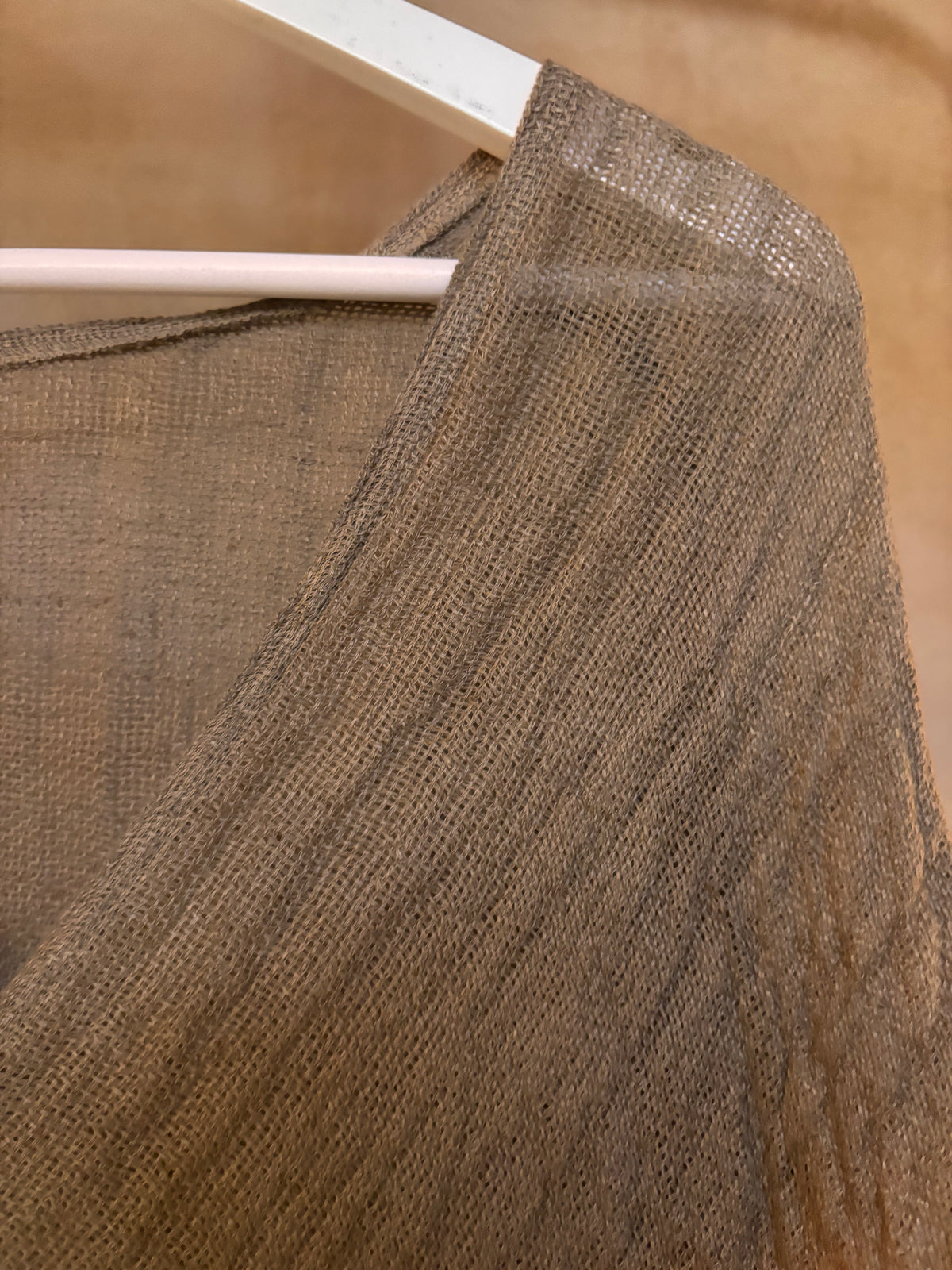 Arielle: Italian Linen Poncho, One Size