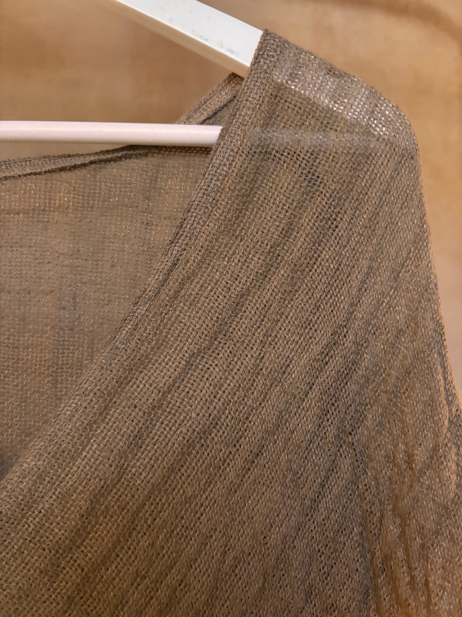 Arielle: Italian Linen Poncho, One Size