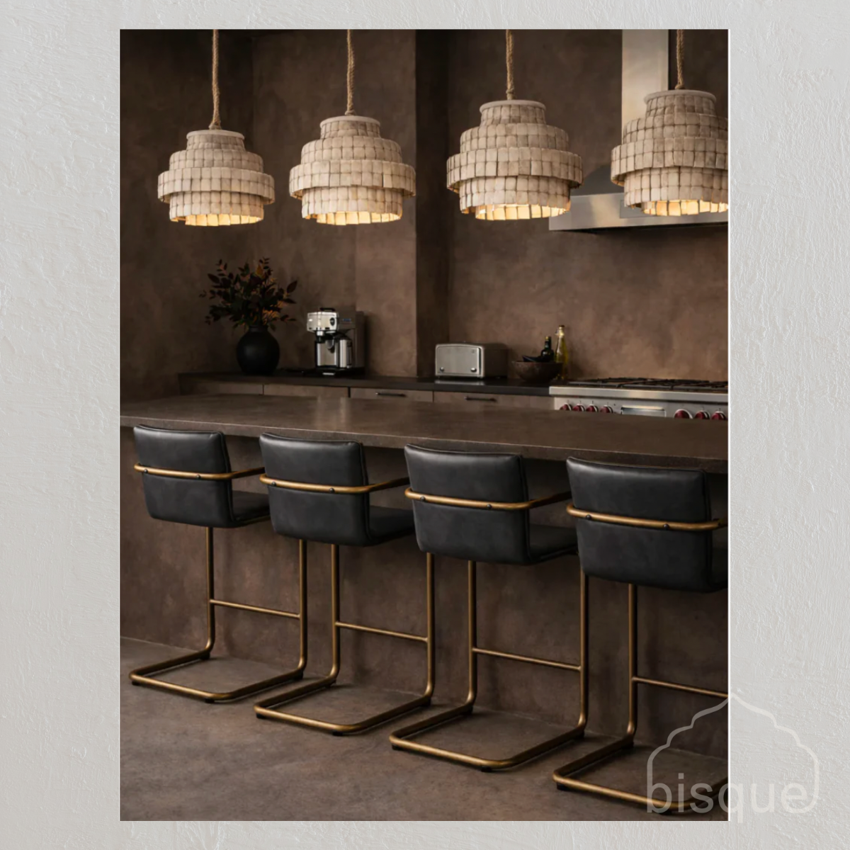 Ashika : Coconut Shell Chandelier
