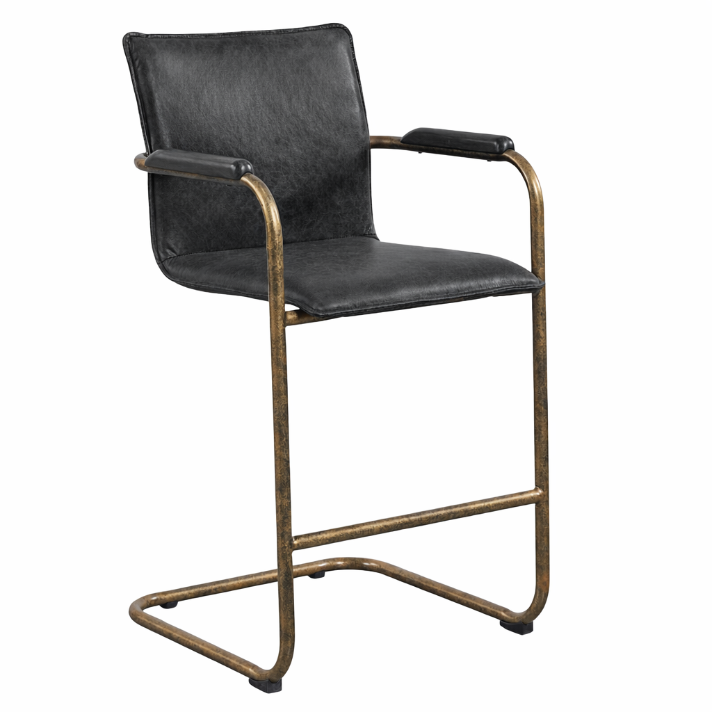 Alessia : Bar stool, Lead colour