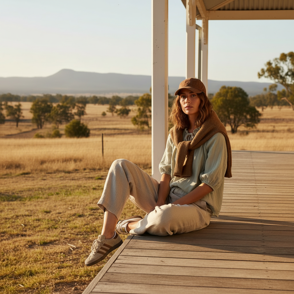 Bellina_lifestylephoto_lady sitting on outback porch