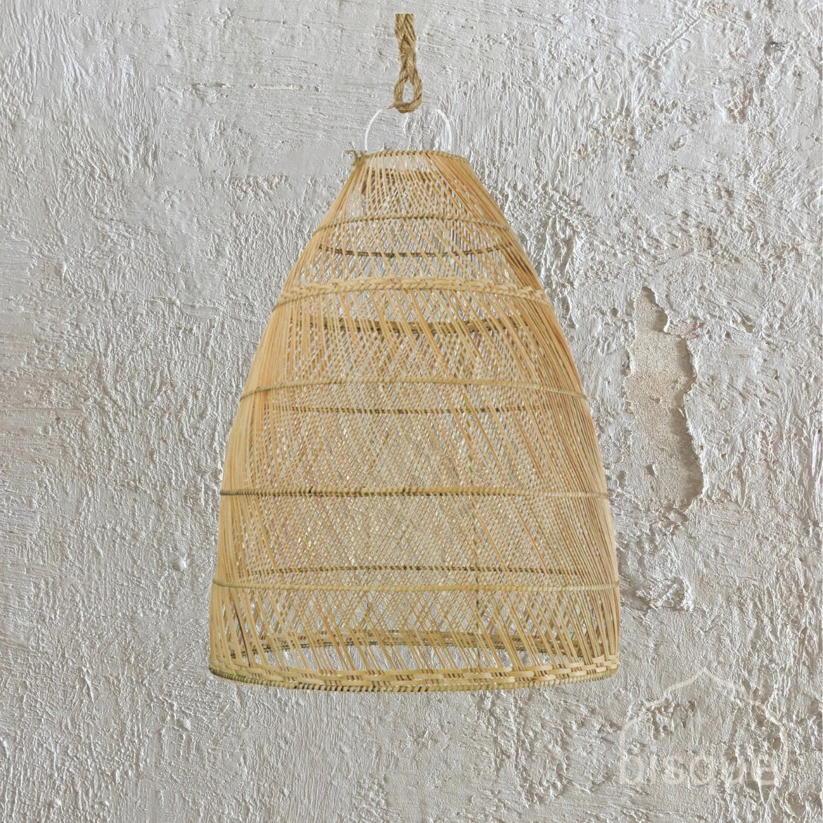 Inuir : Rattan Dome Pendant, Natural small