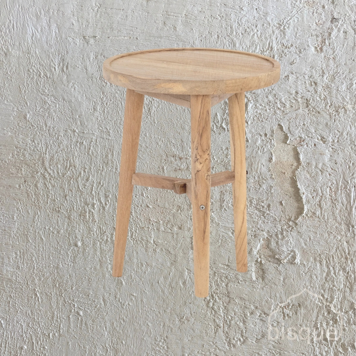 Awesi  : Side Table, Bleached