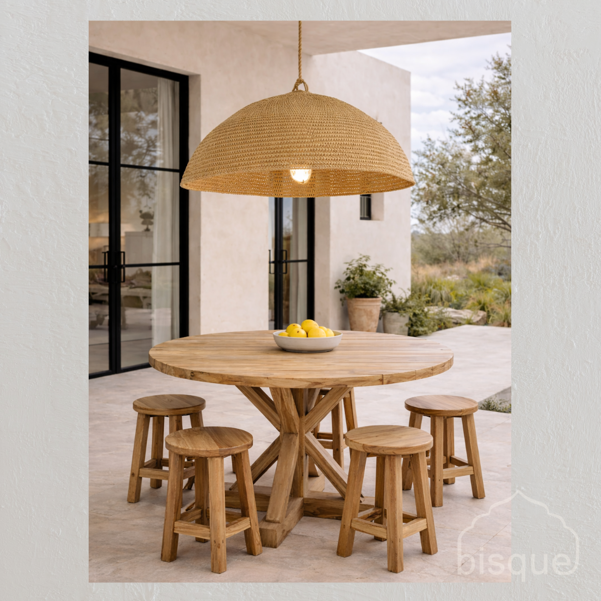 Bulan : Sisal pendant