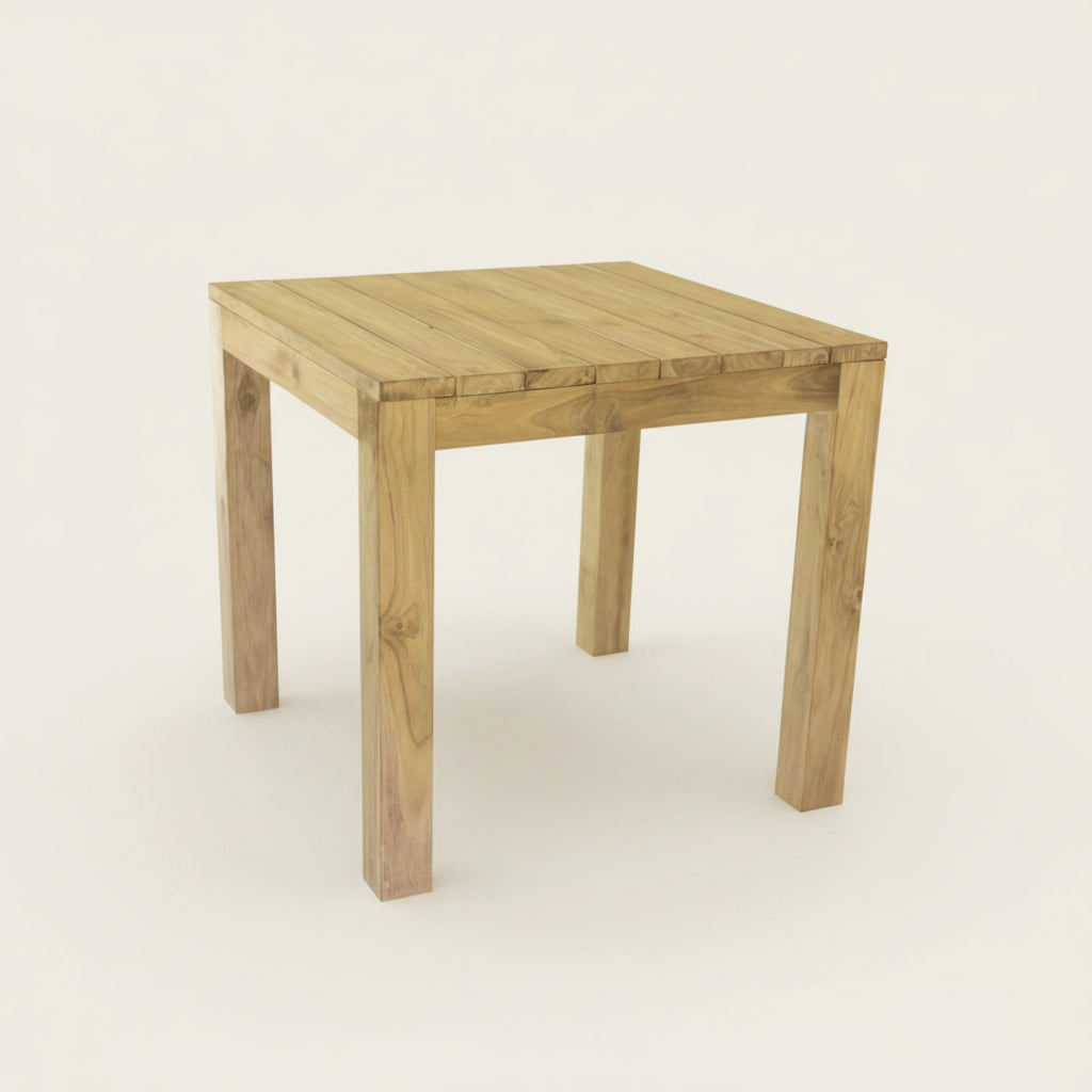 Gesang : Small Outdoor Cafe Dining Table, Bleached