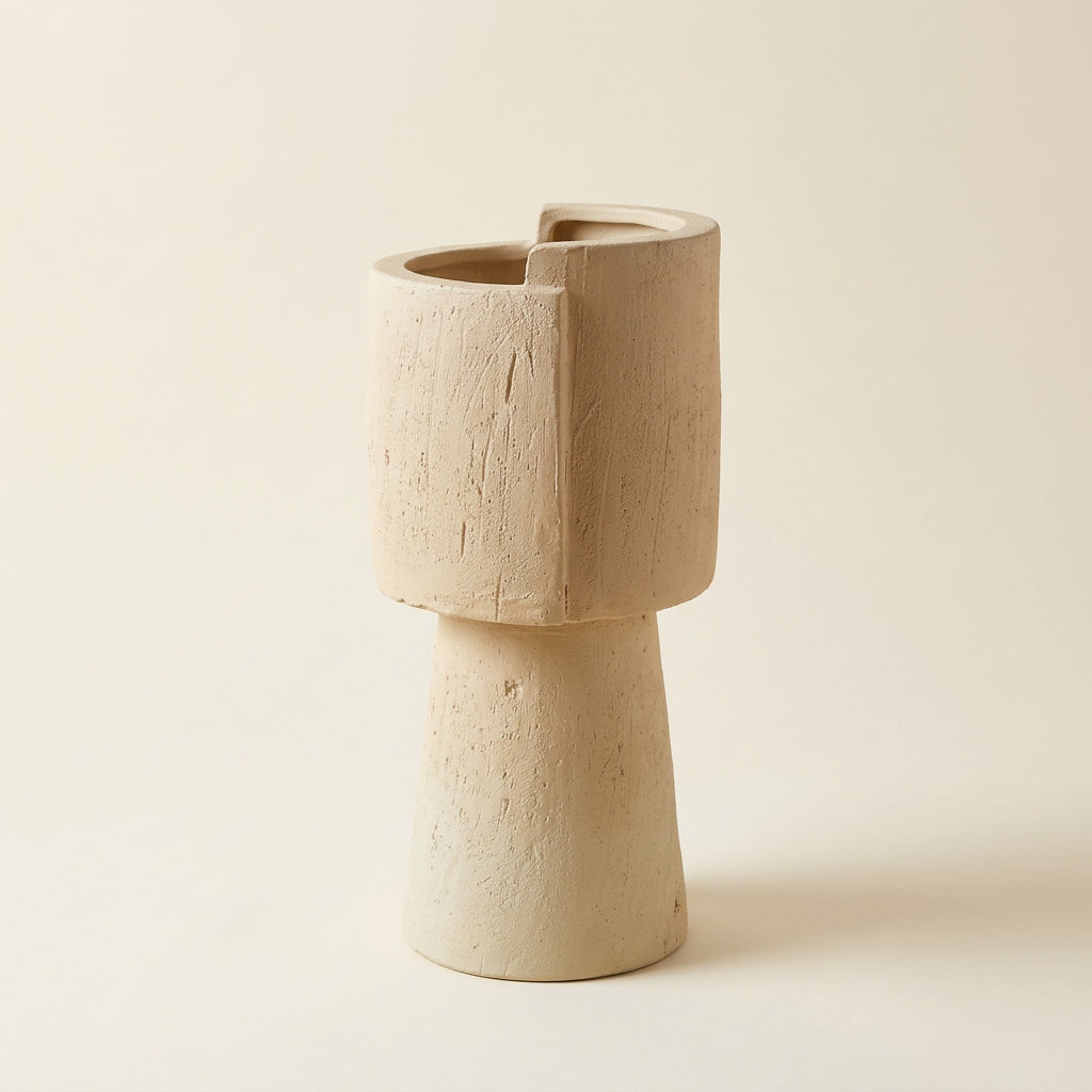 Table Lamp : Catinya Terracotta Table Lamp | Cream