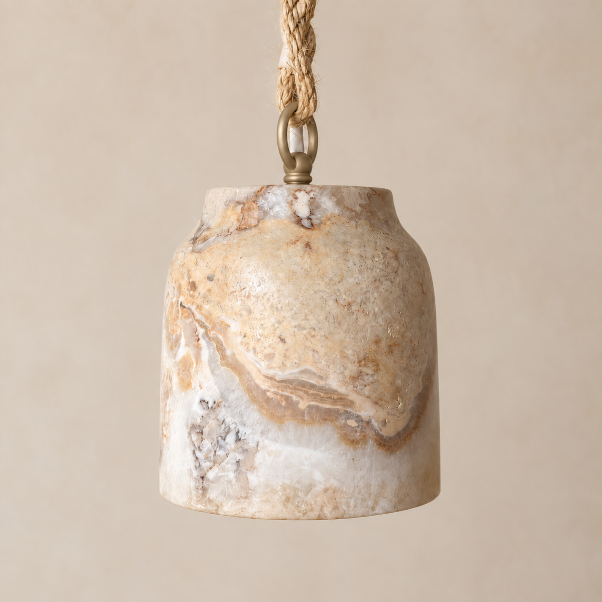 Pendant Light : Esti : Petite Onyx Pendant | Natural