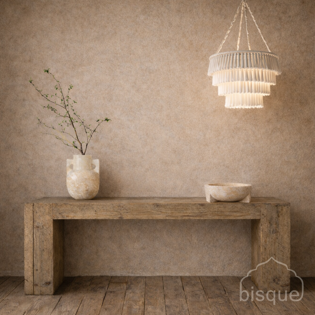 Gianna : Resin drops chandelier