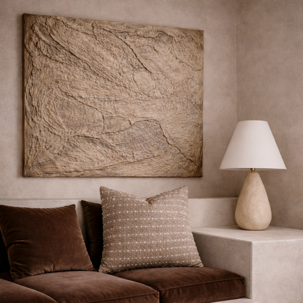 Table lamp: Gina terracotta table lamp 