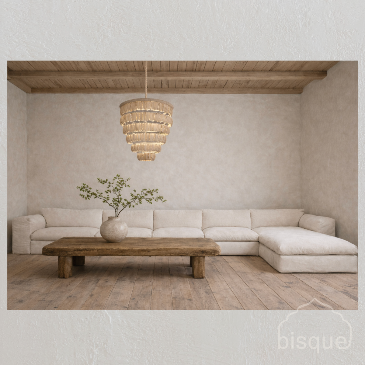 Juna : Coconut chandelier