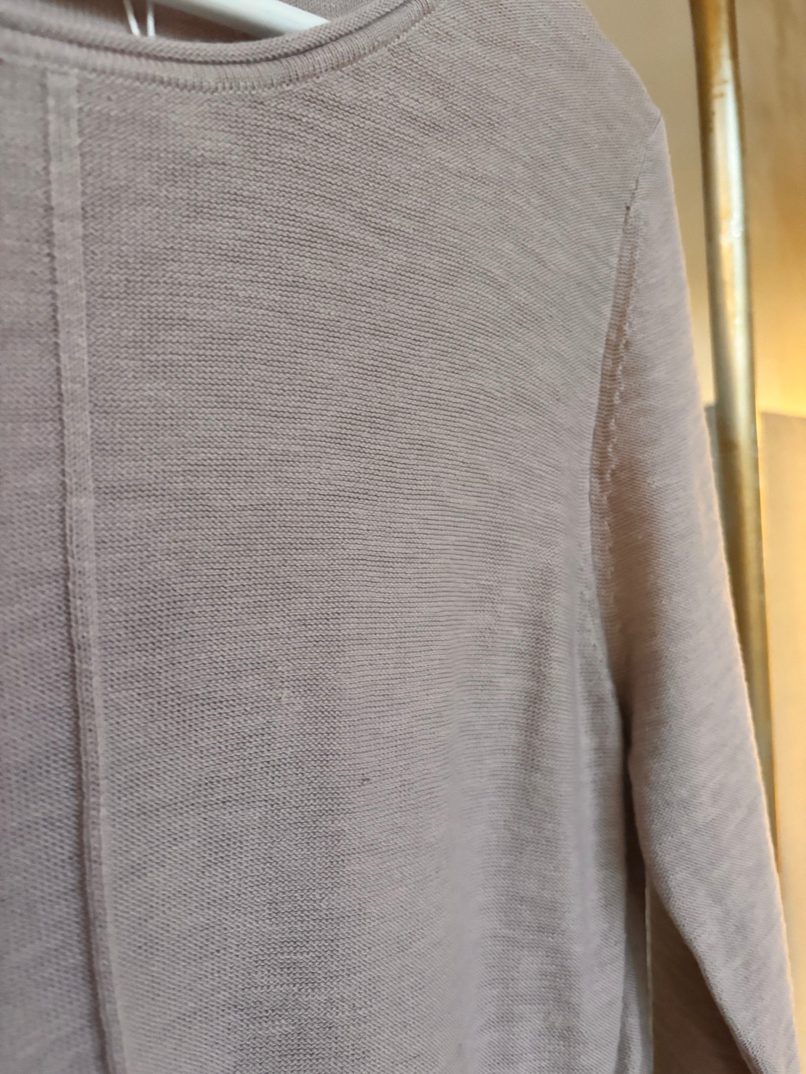 Pure Cotton : Kato : Long Sleeve Knit Tshirt | Natural