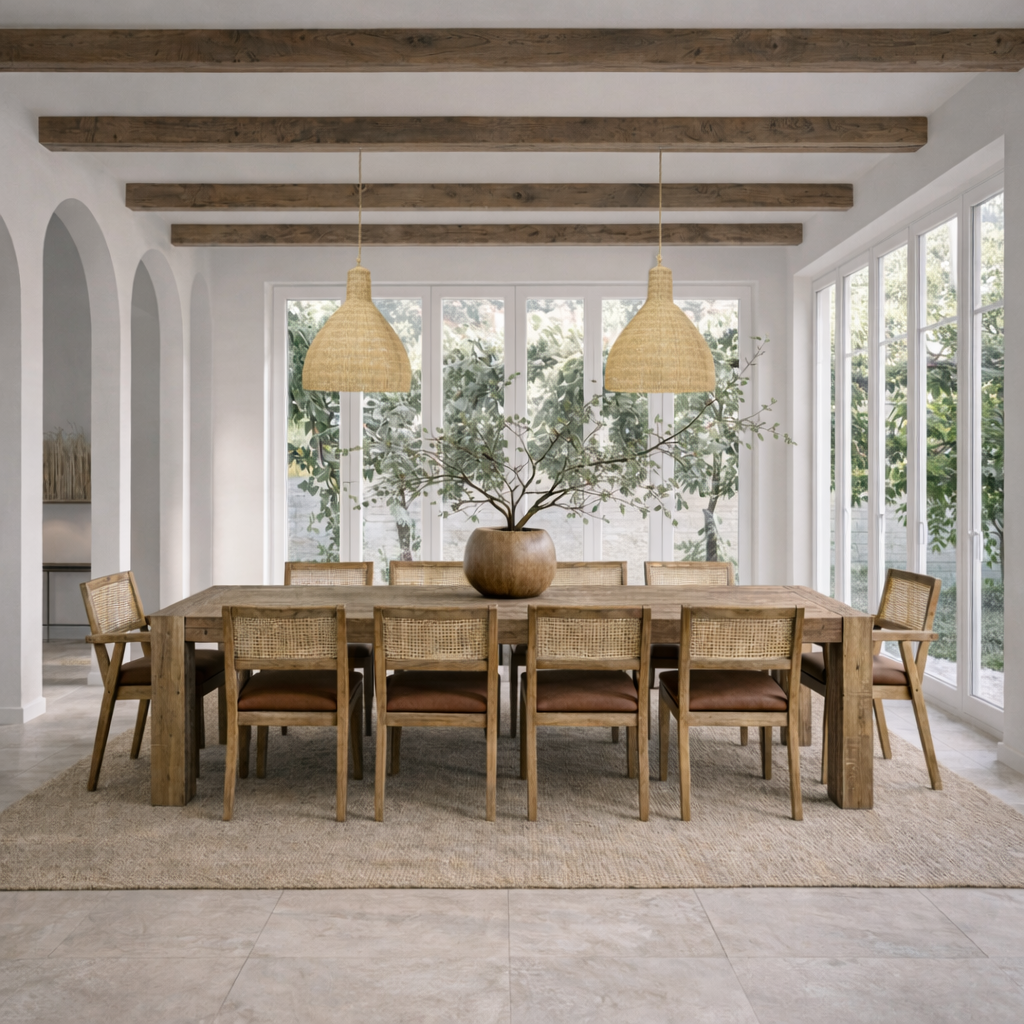 Keeya Rattan Beehive Pendant 50cm diam x 60cm h