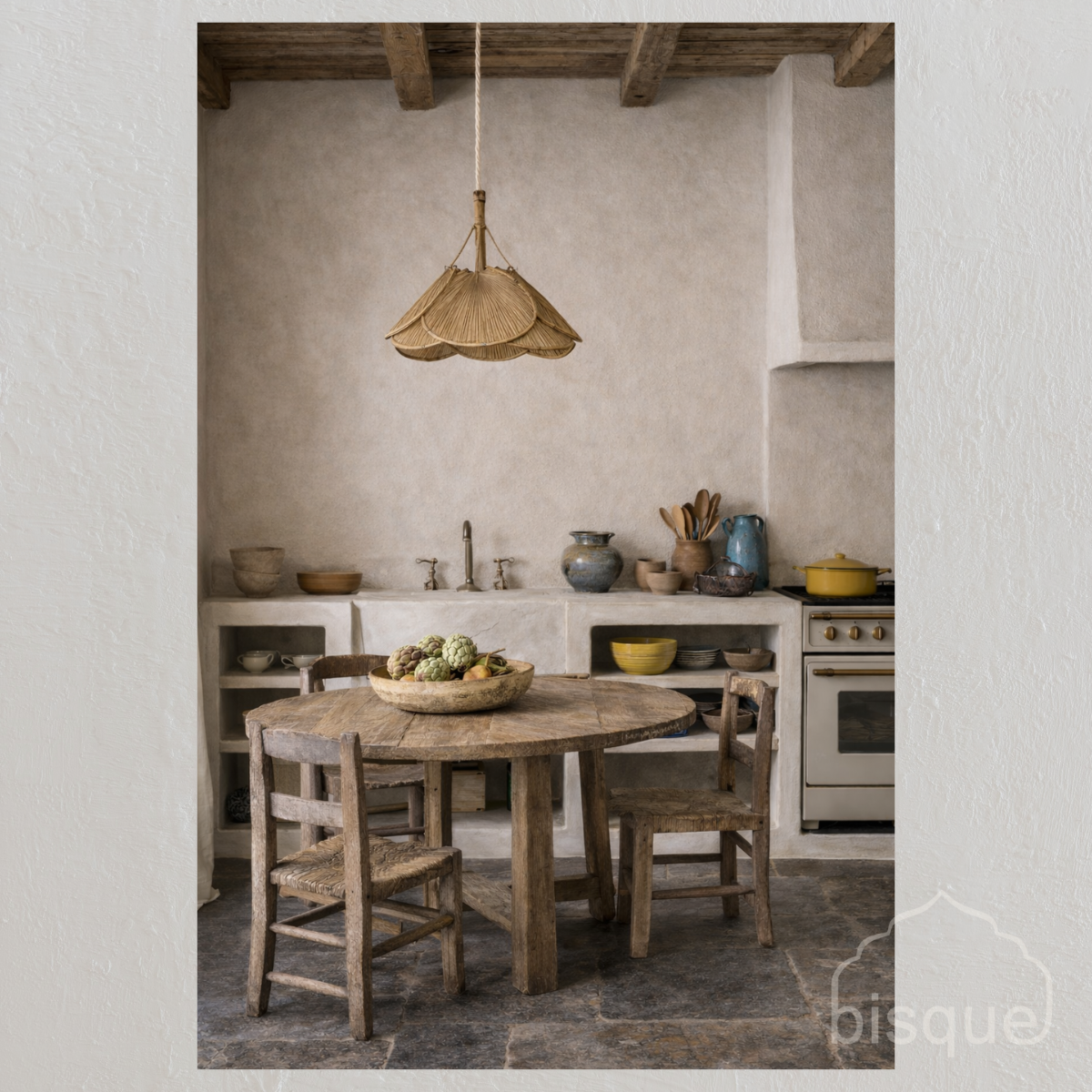 Lweendo : Bamboo Fan 57cm Pendant Light