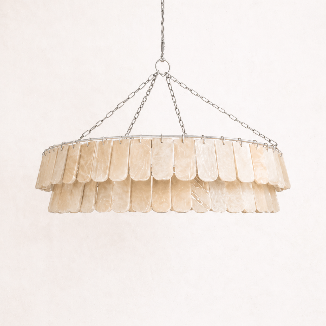 Pendant light: Marta Marble chandelier, White
