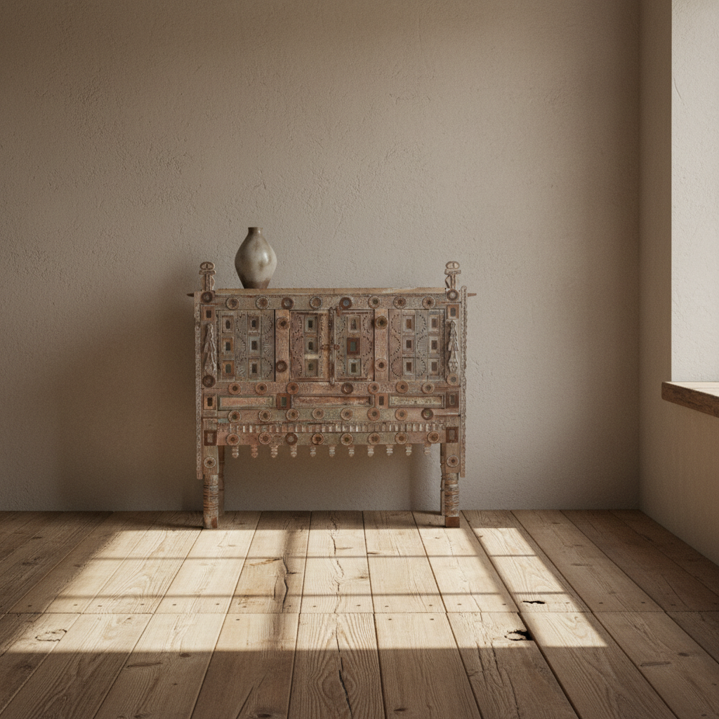 Neha : Original Indian One of Kind Manjoo Cabinet/Console, 130cm