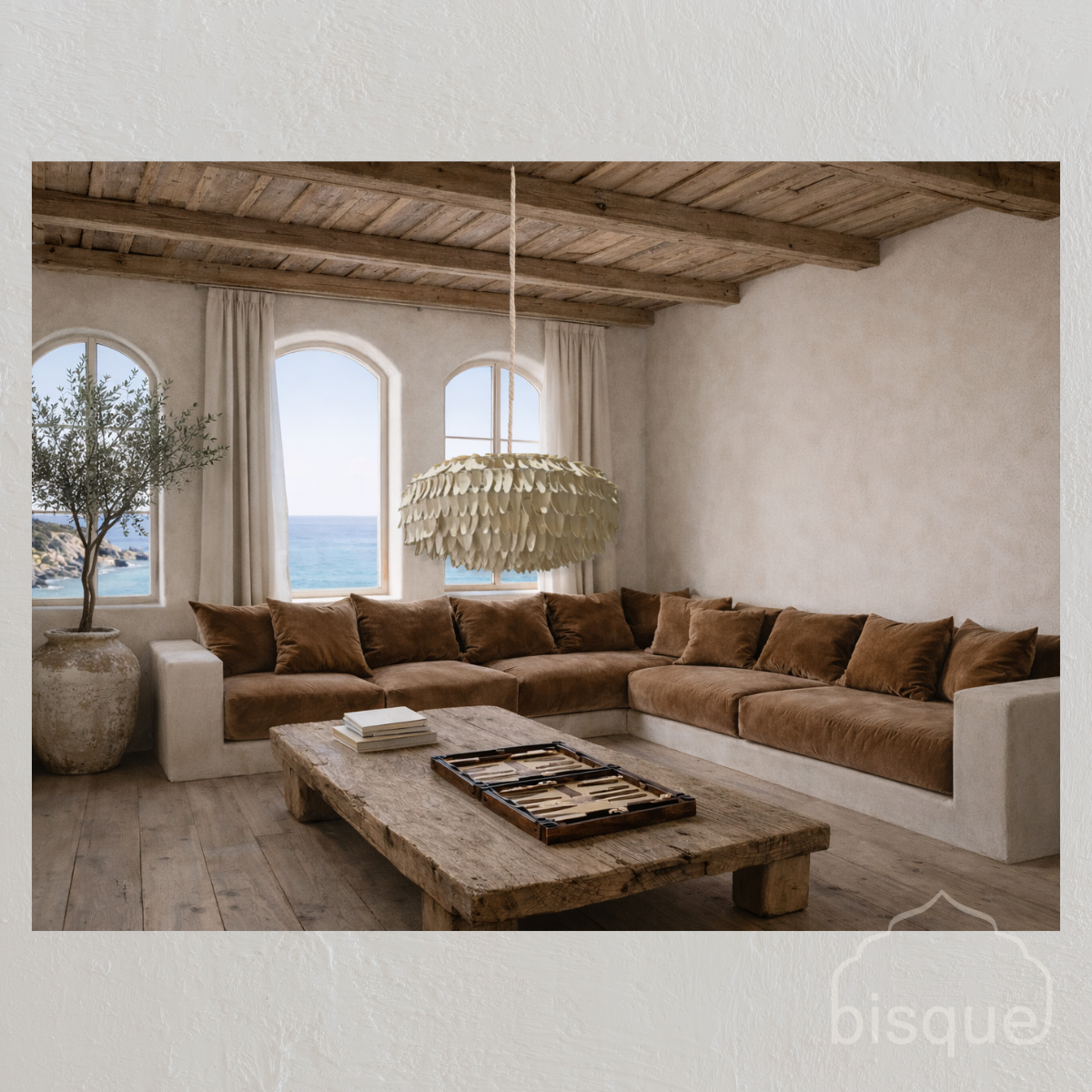 Pendant light Niri : Coconut shell pendant light 