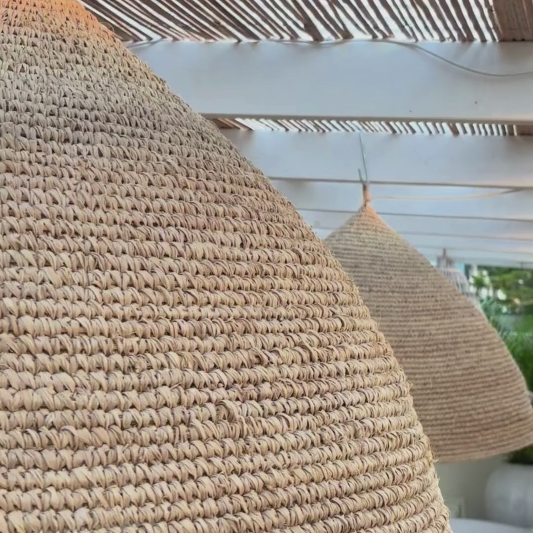 Bulan : Sisal pendant