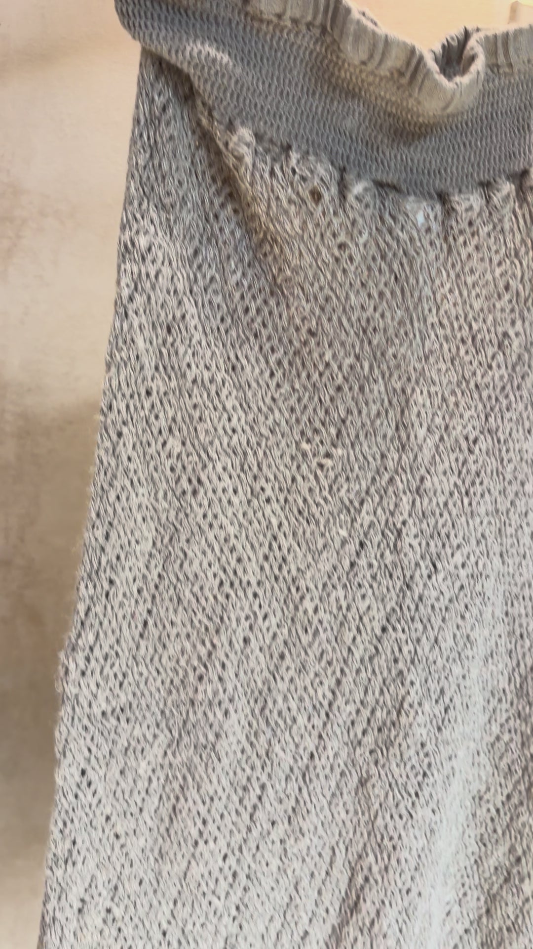Italian Linen : Sottana : Bias Cut Long Skirt | Natural