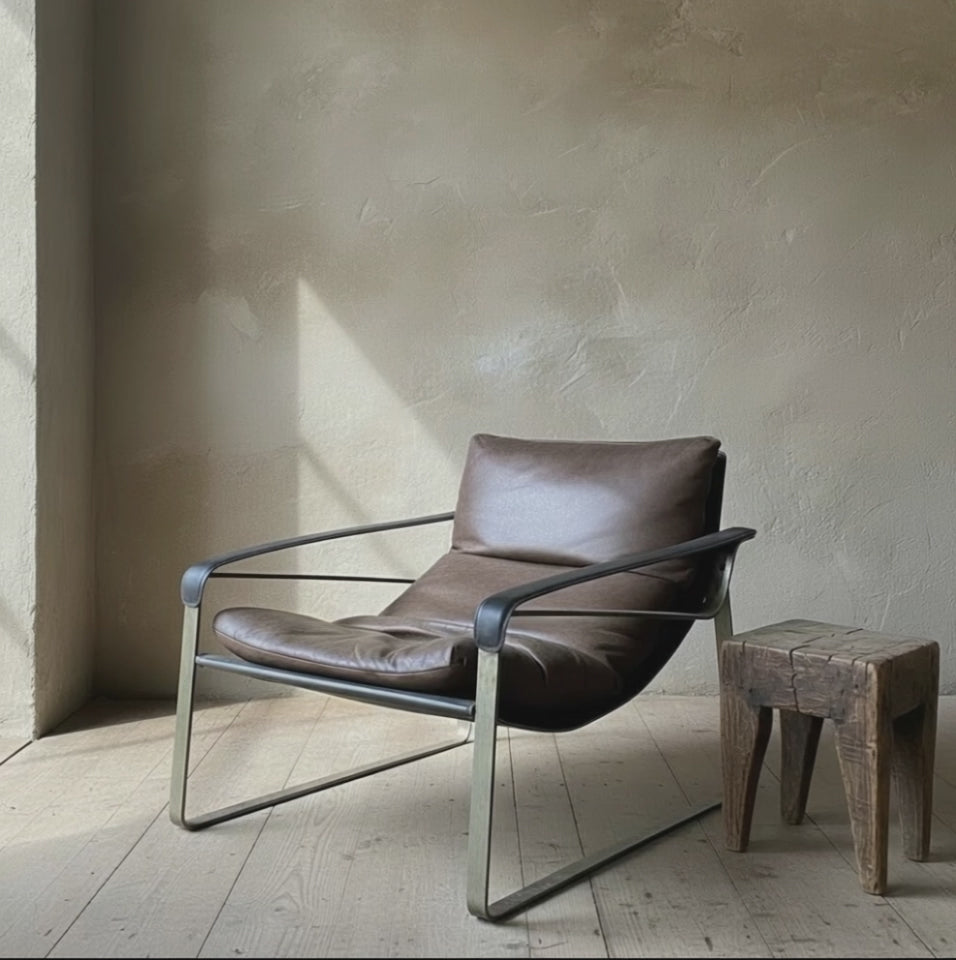 Thomas : Leather Recliner Occasional Chair | Brown