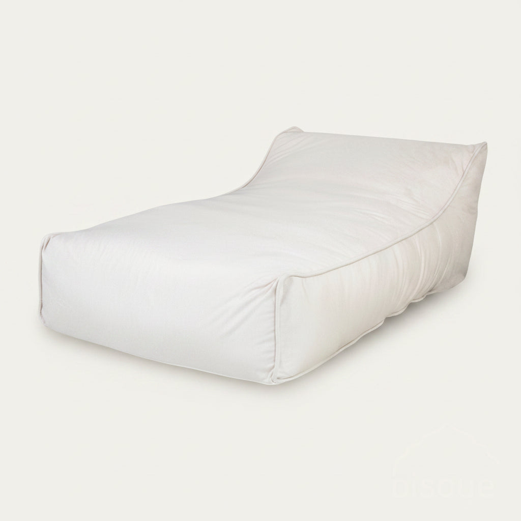Reef : Outdoor Fabric Sun Bed, White