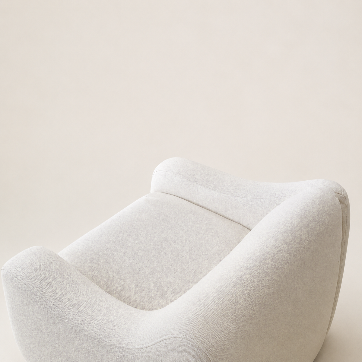 Occasional Chair : Roma : Wide Low Profile | Off-White