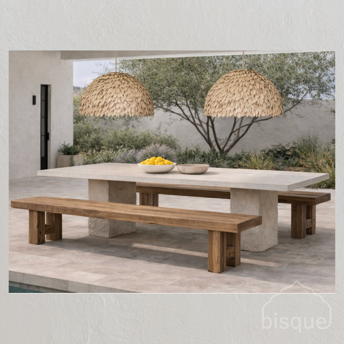 Sade : Coconut Dome Pendant Light