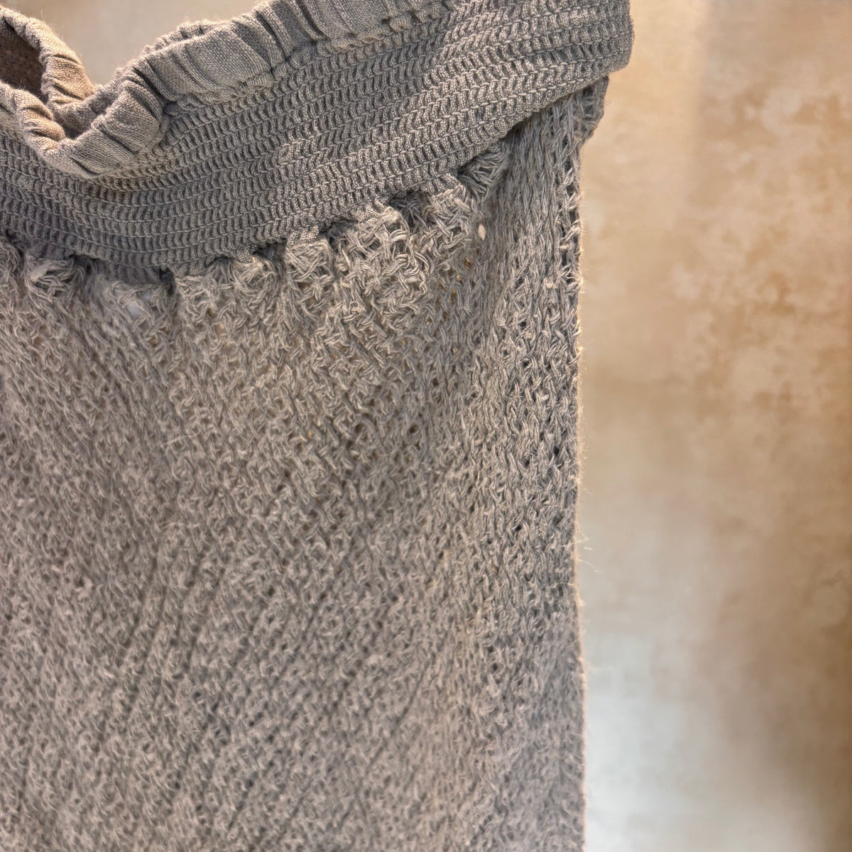 Italian Linen : Sottana : Bias Cut Long Skirt | Natural