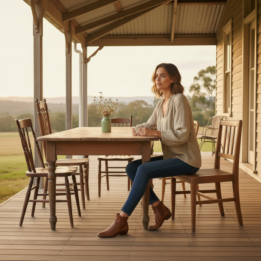 Italian Linen : Sussana: Mesh Puff Long Sleeve Linen Top, One Size | Natural