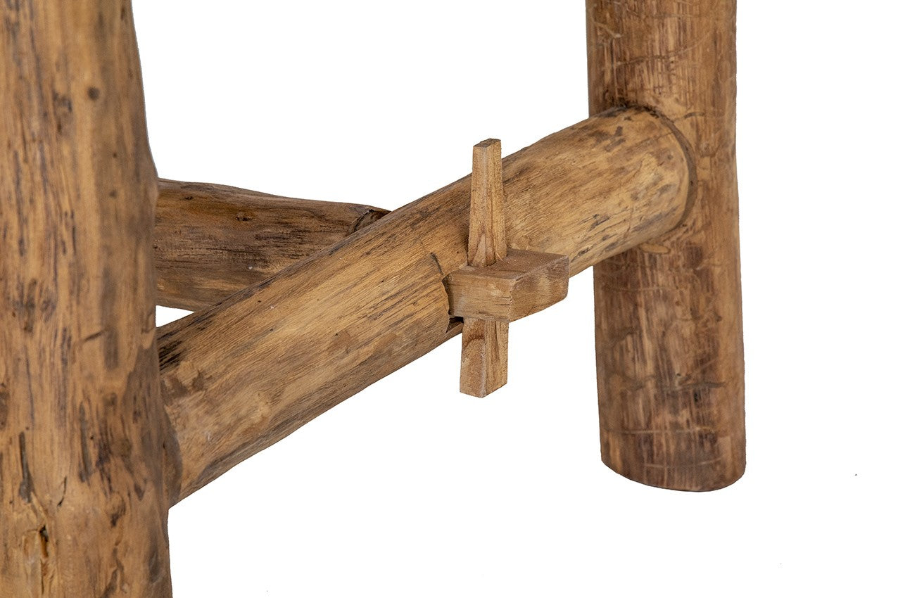 Anyango :  Wooden Log Table, Natural.