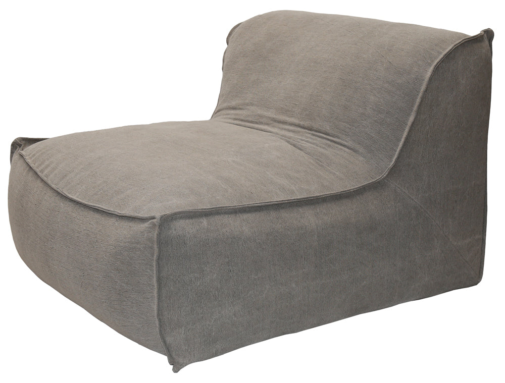 Lorenzo : Single Seater Slip Cover Sofa, Taupe