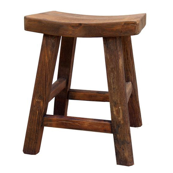 Dawie : Recycled pine concave stool
