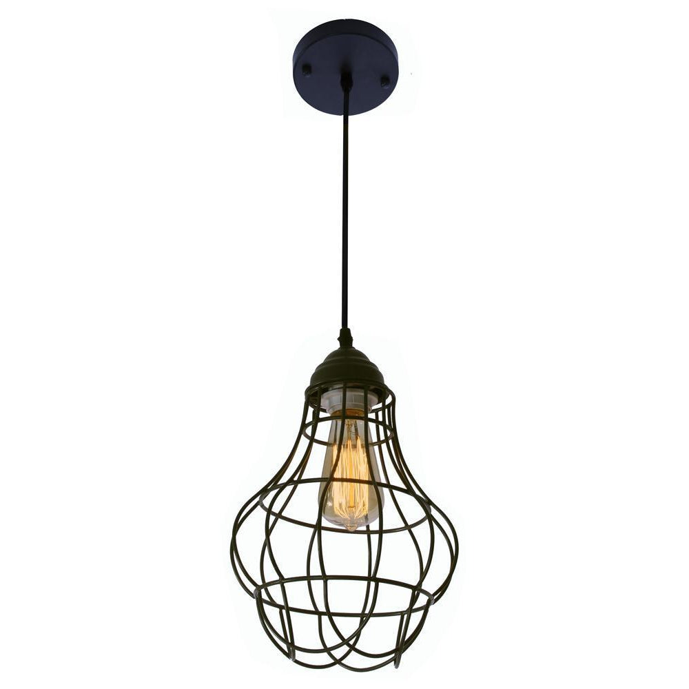 GREY WIRE CAGE PENDANT C-Default-BisqueTraders