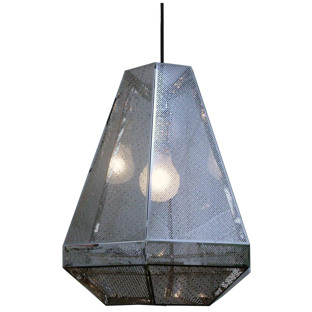 CHROME PENDANT PERF MESH LGE-Default-BisqueTraders