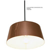 METAL PENDANT LAMP ROSE GOLD A-Default-BisqueTraders
