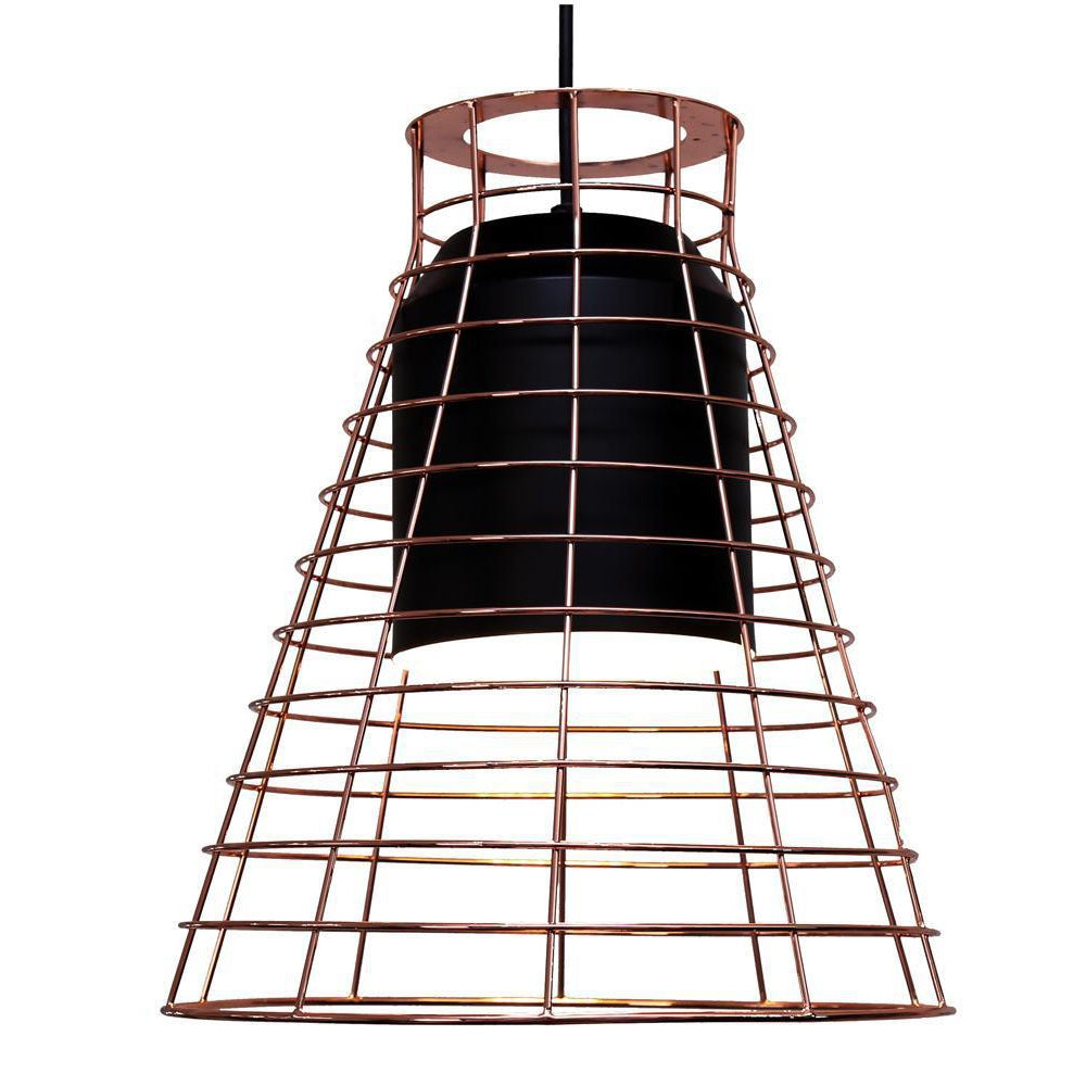 BLACK CAGE PENDANT BLACK/GOLD A-Default-BisqueTraders