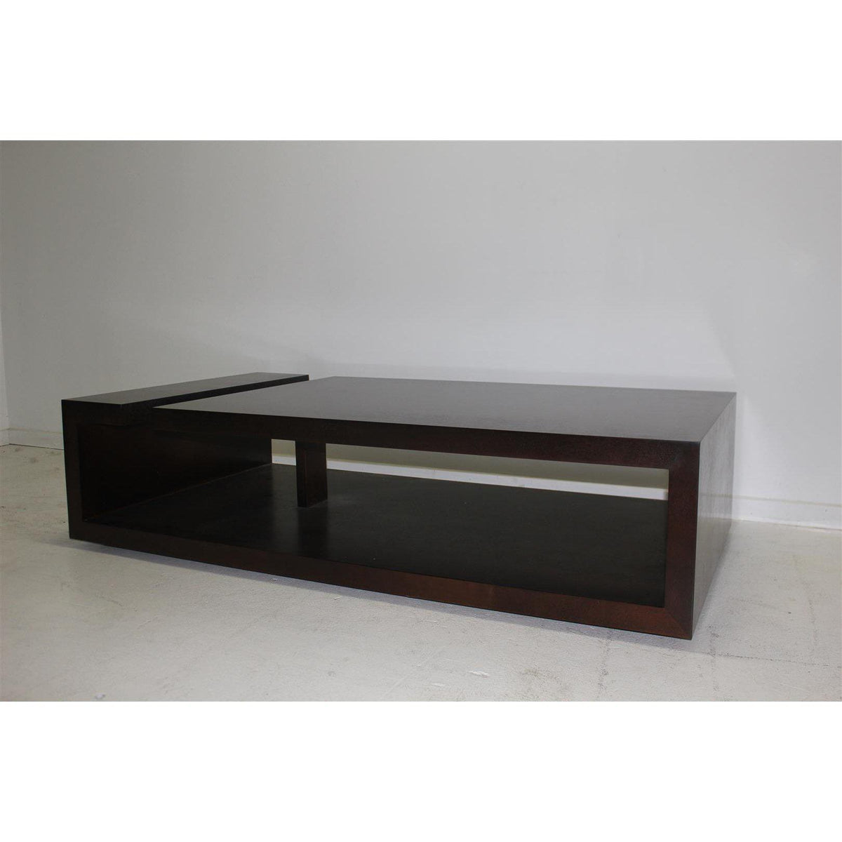 GAP RECT COFFEE TABLE/MED BRN-Default-BisqueTraders