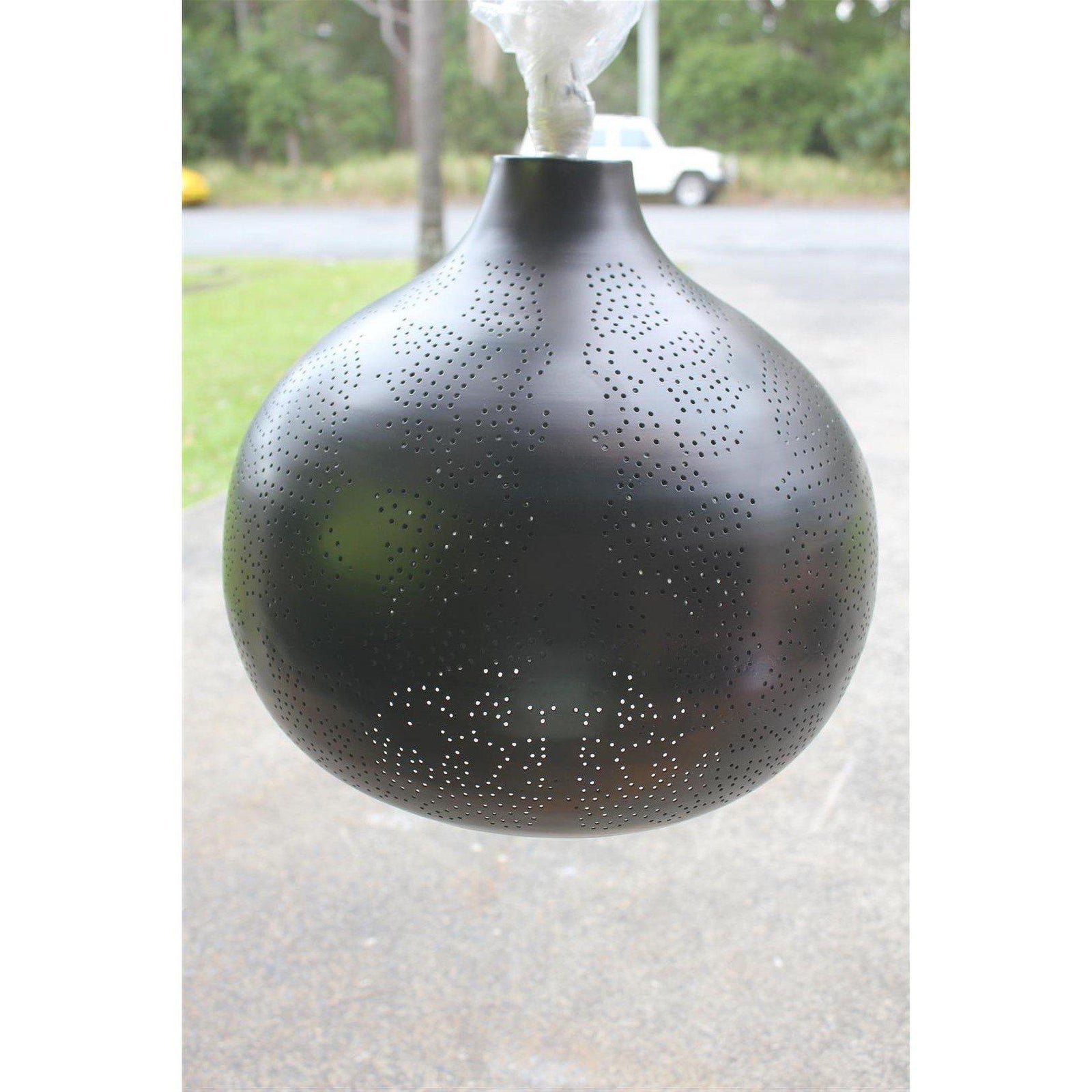 PERFORATED METAL PENDANT-BRN-Default-BisqueTraders