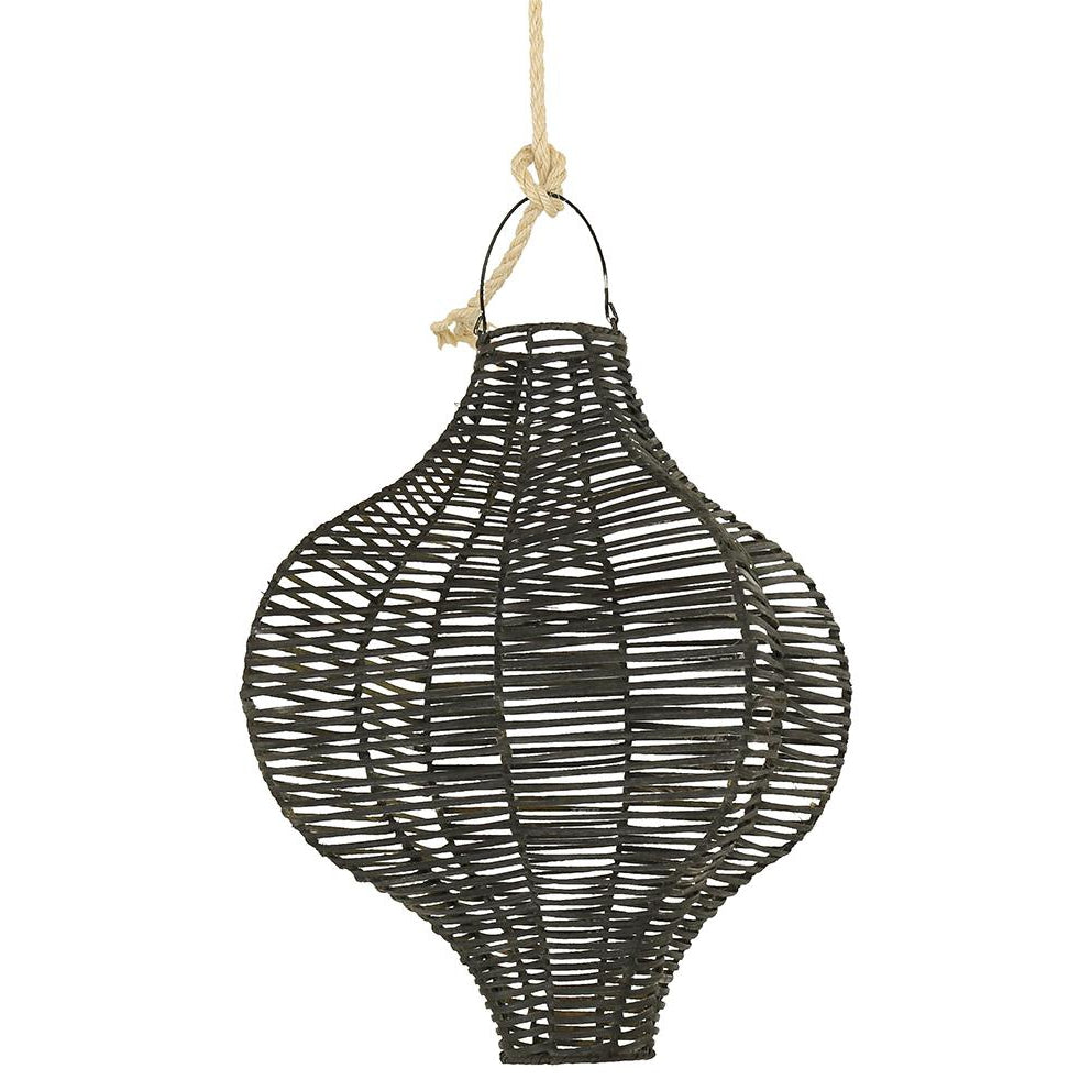 MOROCCAN SHAPED PENDANT BLACK-Default-BisqueTraders