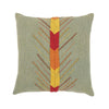 Embroidered Cushion, Green
