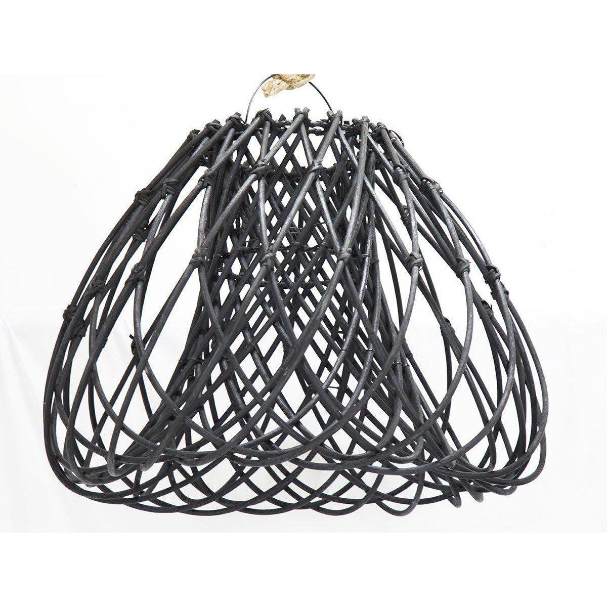 RATTAN PENDANT BLACK-Default-BisqueTraders