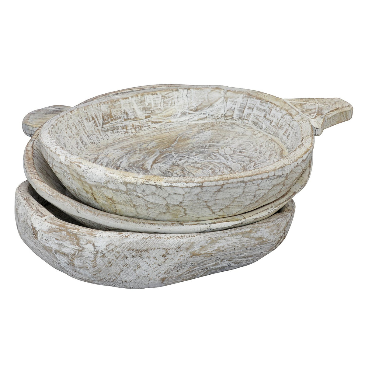 WOODEN BOWL WITH HANDLE-Default-BisqueTraders