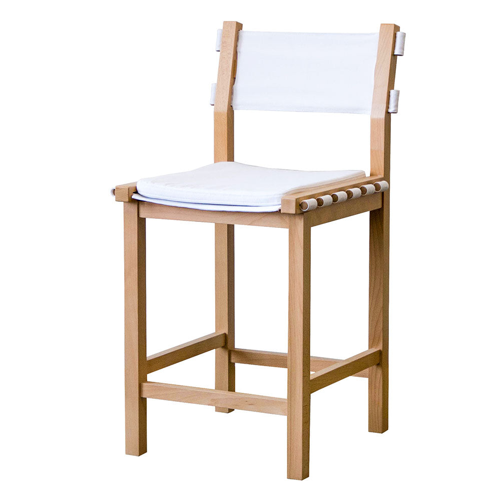 Isabella : Bar Stool, White
